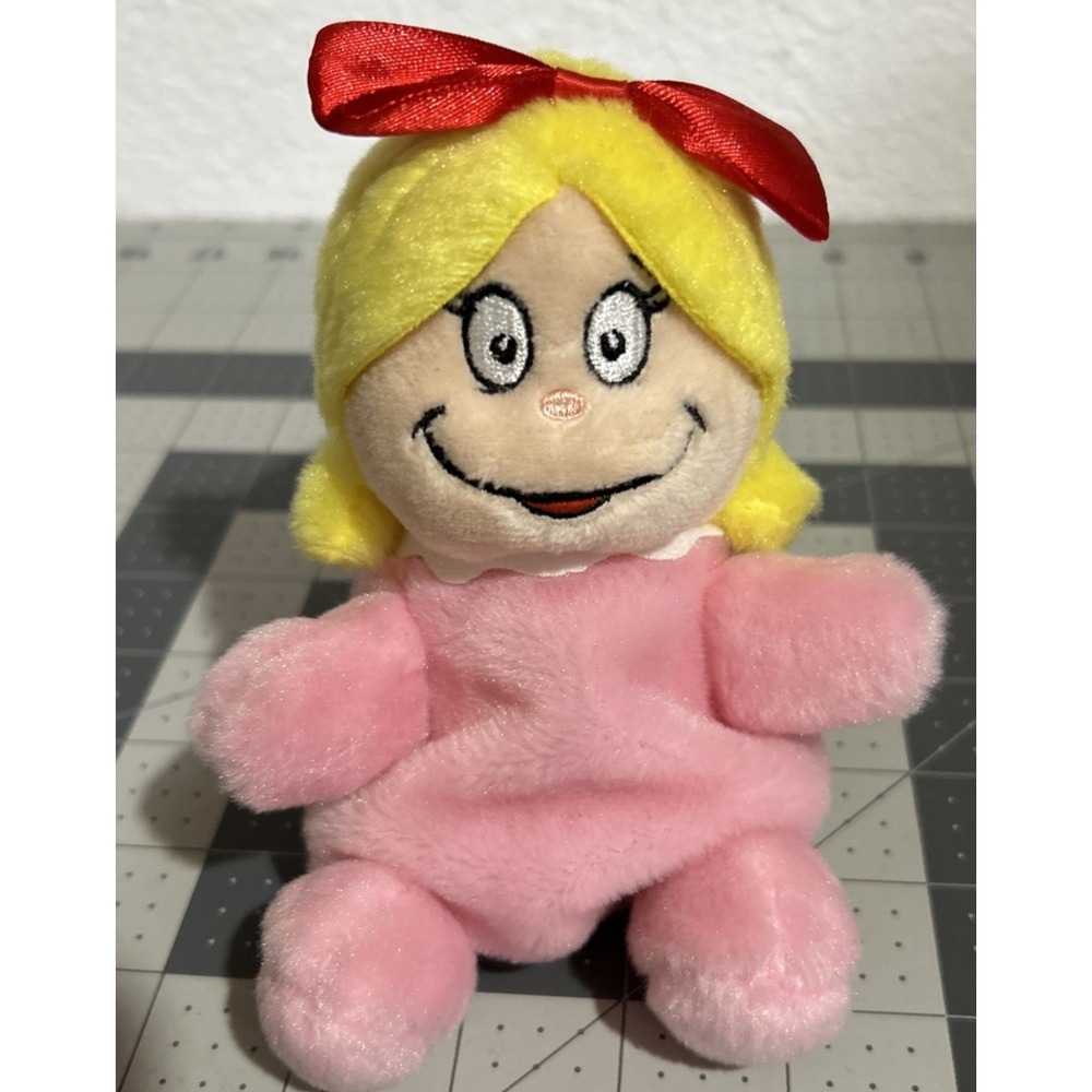 Dr. Seuss Cindy-Lou Who 6 Inch Aurora Beanie Stuffed toy 2024 Mini Plush Doll